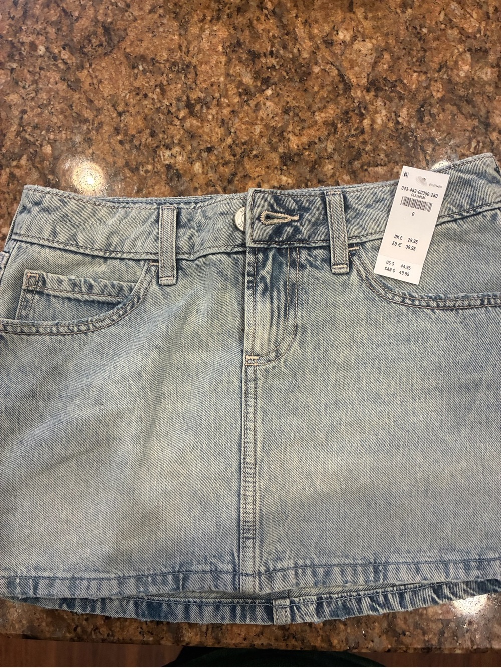 Hollister Light Blue Denim Shorts